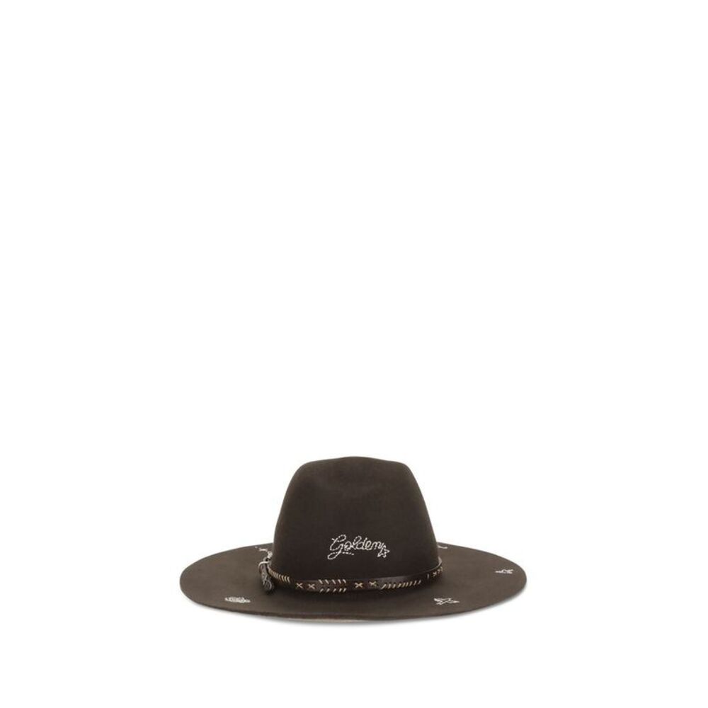 Golden Goose Brown Wool Oves Aries Women's Fedora